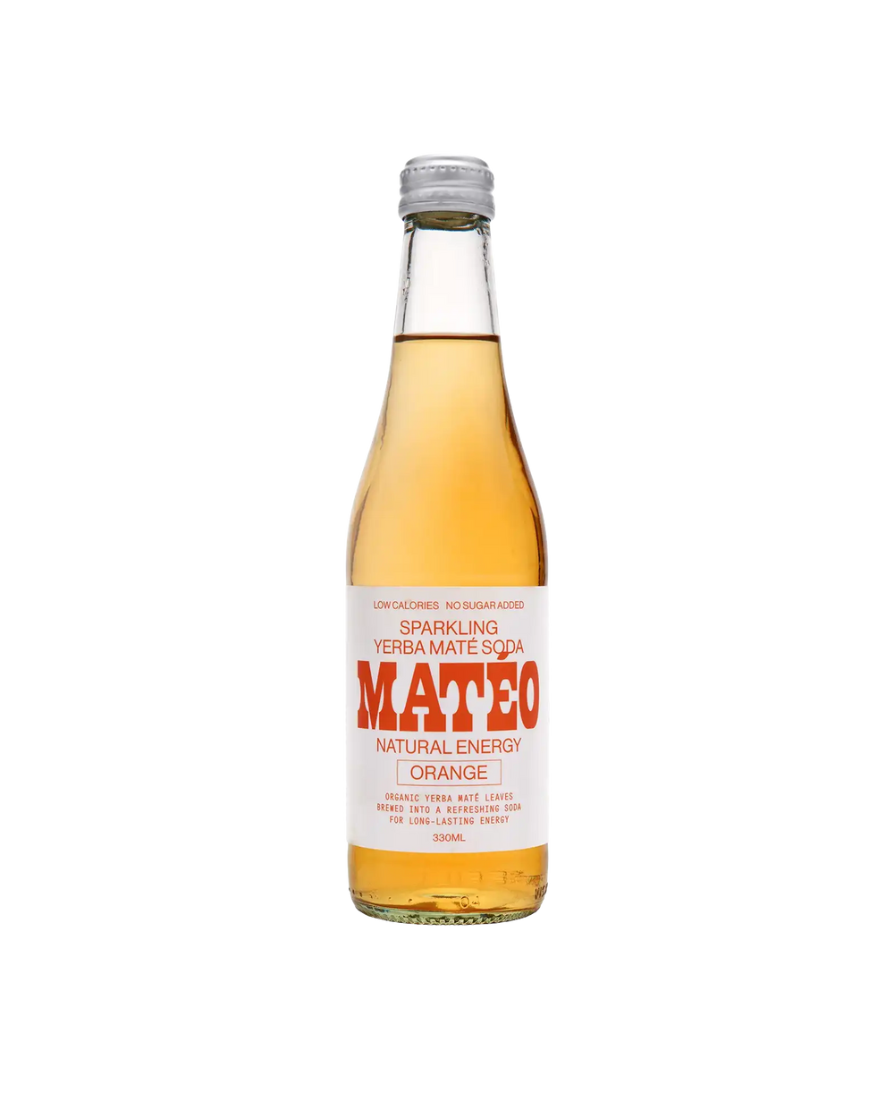 Orange Yerba Mate Bottles