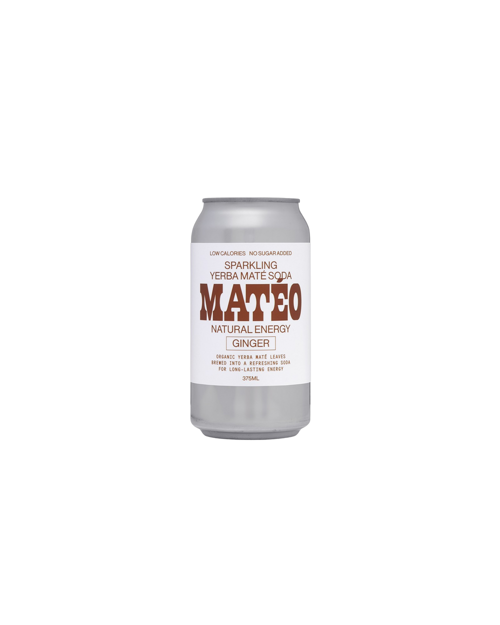 Ginger Yerba Mate Cans