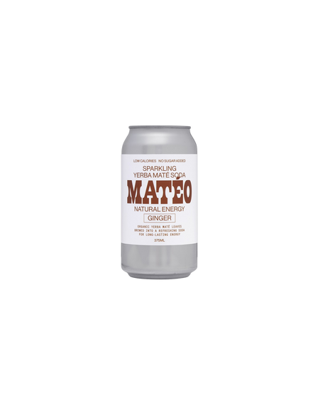 Ginger Yerba Mate Cans