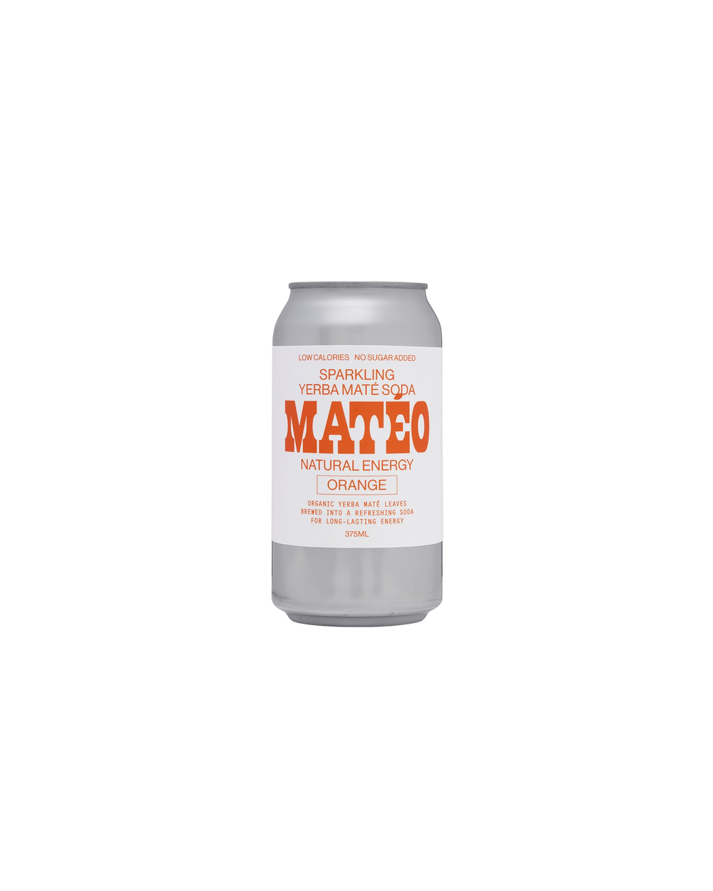 Orange Yerba Mate Cans